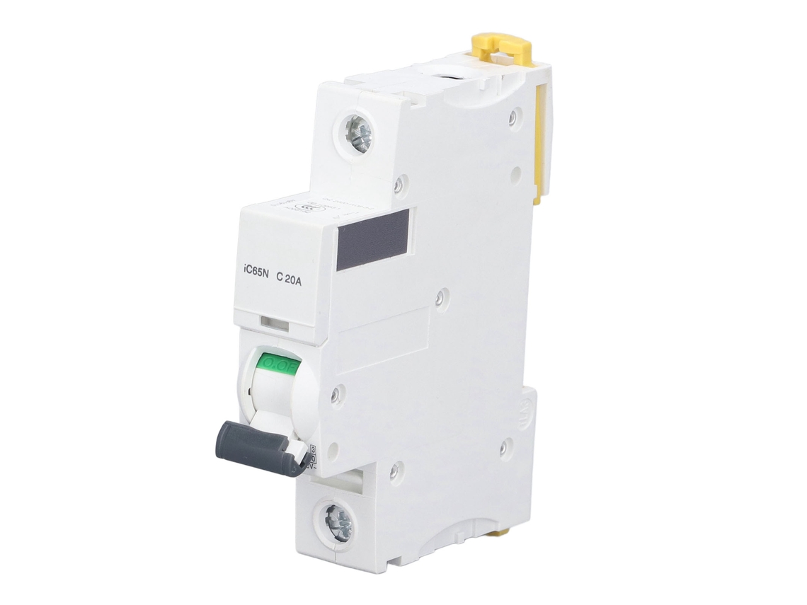 Interruptor de Circuito Mini 1p de Baja Tensión Montaje En Rail Din 400v Pa66