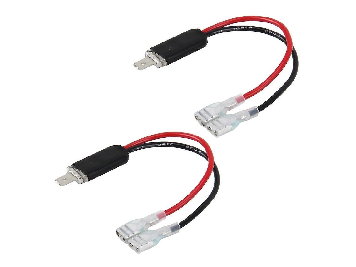 Lâmpada De Conversão H1 Universal Cabo Emaranhado Conectores De Fio Adaptador De Cabo De Alimentação 2 Peças, Nylon, Para Automóvel