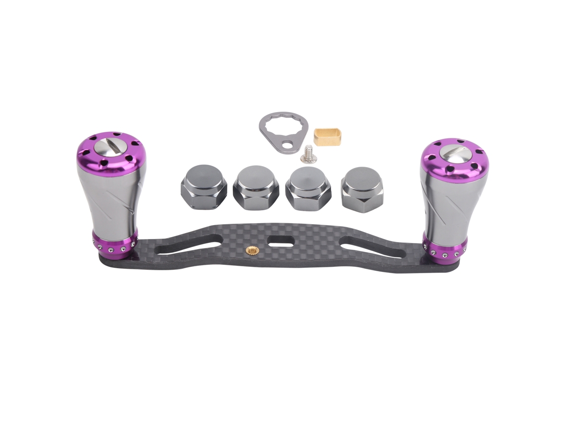 Manopla de Remo para Molinete 95mm Roxa