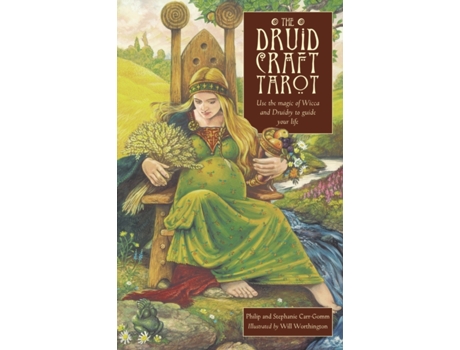 Livro Druidcraft Tarot de Philip Carr-Gomm e Stephanie Carr-Gomm (Inglês)