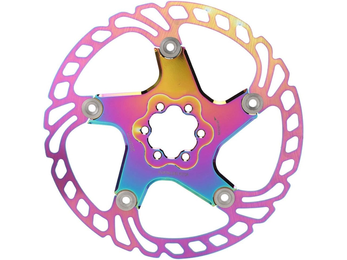 Rotor De Freio A Disco Para Bicicleta, Acessório Colorido De Ciclismo Com 6 Pontos De Fixação, Dispo Gokoco