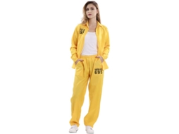 Fato de Mulher EUROCARNAVALES prisioneira amarela (Tam: S)