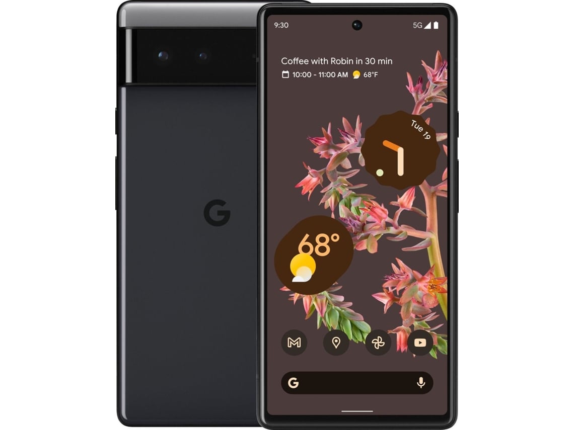 Smartphone GOOGLE Pixel 6 5G (Recondicionado Sinais de Uso - 128 GB - Negro)