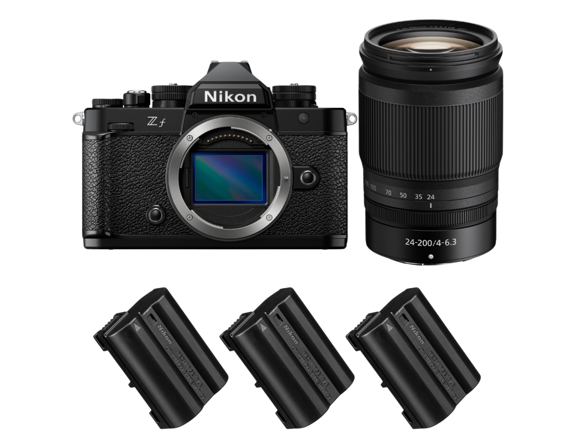 Zf + 24 200mm F/4 6.3 Vr + 3 Nikon En el15c + Ebook “20 Dicas para Fotos Que Impressionam” NIKON