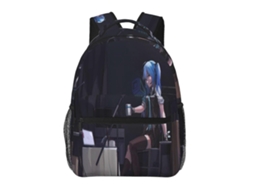 Mochila Hatsune Miku H66 Para Escola E Trabalho, Leve E Impermeável, Mochila Estilosa Para Estudantes E Adultos J66