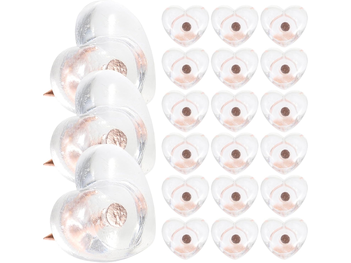 Tachinhas Pequenas Em Formato De Coração, 100 Unidades, Metal Pp, Design Criativo Para Murais De Fotos Ou Quadros