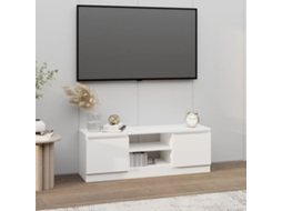 Vidaxl Móvel De Tv Com Porta 102x30x36 Cm Branco