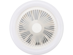 Luminária De Teto Com Ventilador E27 36w, Controle Remoto, Lâmpada