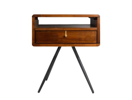 Mesa de Cabeceira EMMA'S BEDROOM (L48 x D40 x H59 cm - Borneo Teak)