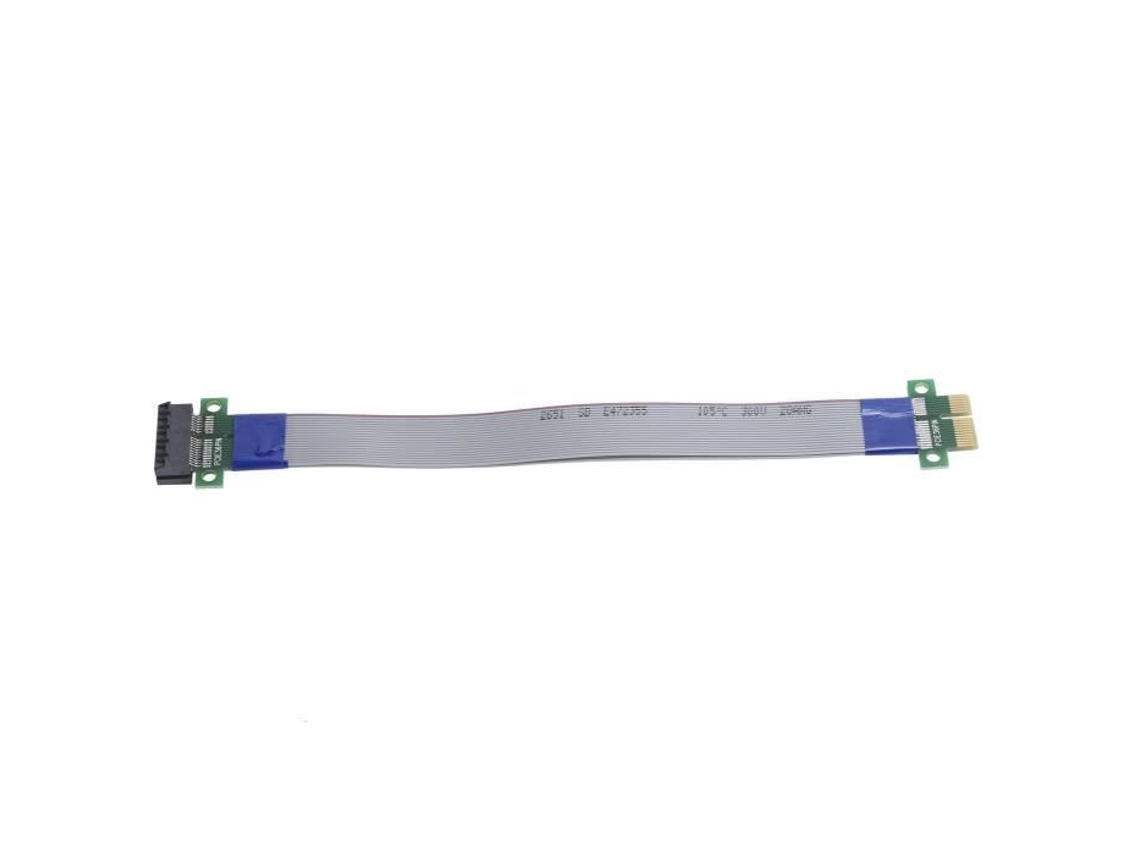 HURRISE Pci-E Macho para Fêmea Cabo Adaptador Pci-E 1X Extensor de Placa Riser Dupla Velocidade Macho para Fêmea