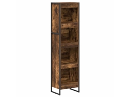 Gabinete de Livros Carvalho Fumê 80 X 30 X 155 Cm MAISON EXCLUSIVE