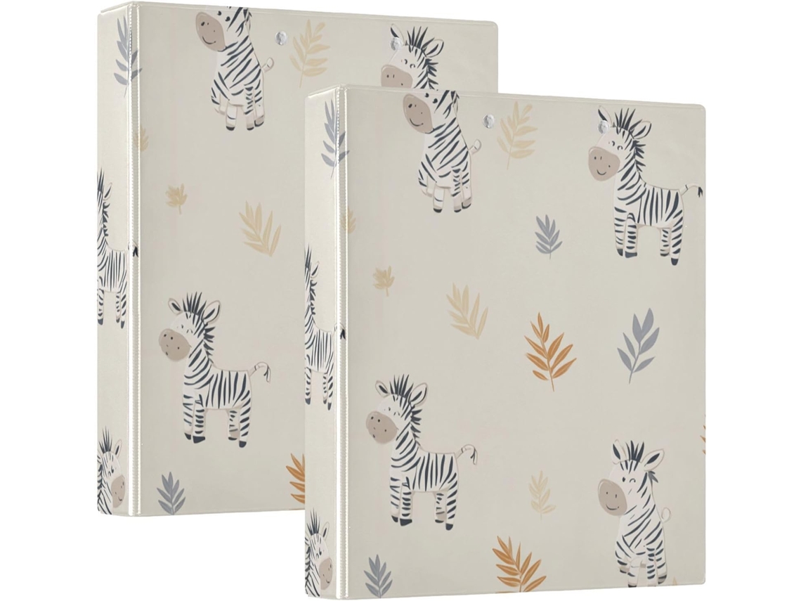 Carimbos Fofos De Zebras Cor Marfim 3, 8cm 1, 5 Polegadas Caçando, Uso Escolar, Três Carimbos Com Prancheta, Pacote