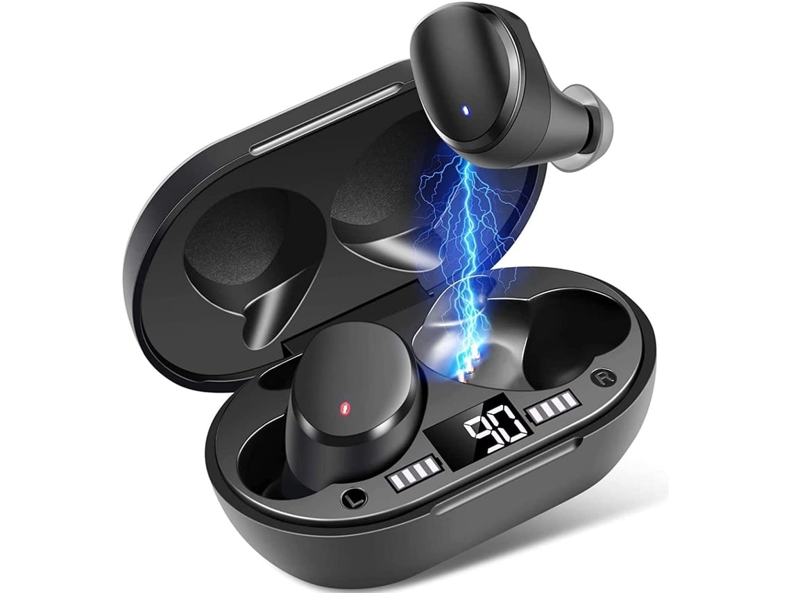 Almofadas Auriculares De Substituição Para Esportes Display Digital Lcd Com Isolamento De Ruído Lurelia