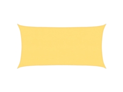 Conjunto 1 Para-sol Estilo Vela Vidaxl Bege Plástico (250 X 450 Cm)
