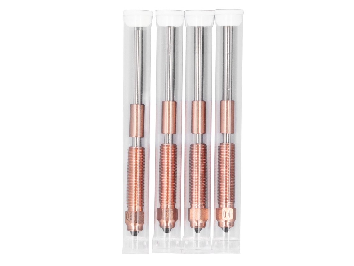 4pcs Bicos de Impressão Integrados 0.4mm 0.6mm 0.8mm S/MARCA