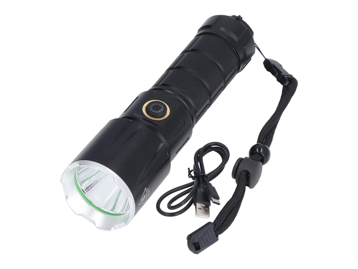 Lanterna Led 20000lm 5 Marchas Zoom IPX5 Emergência S/MARCA
