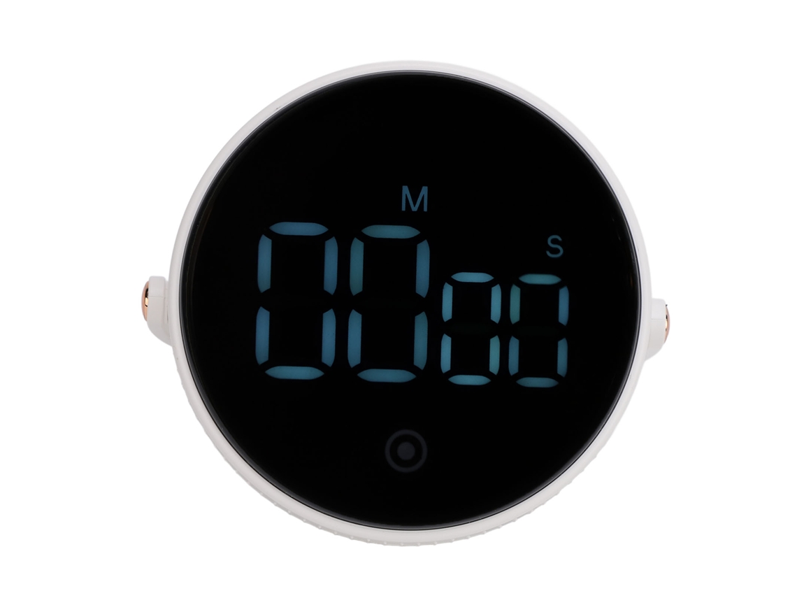 Relógio Digital de Alarme com Espelho Duplo em Forma de S 6" Tela Led Ajustável com Rádio e Dois Alarmes | S/MARCA