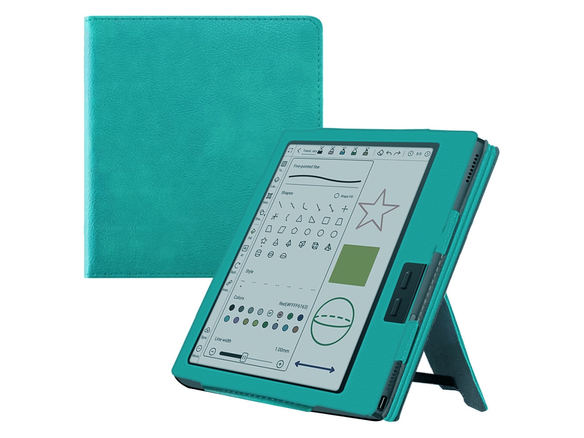 Capa Protetora Para Boox Go Color 7 Henten Home Azul-lago