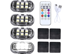 Luzes Intermitentes Genéricas Com Controle Remoto Led De 8 Cores