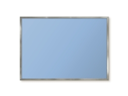 Magnetic Glass Board Baby Blue For The Hall Espelharte (70x50 Cm)