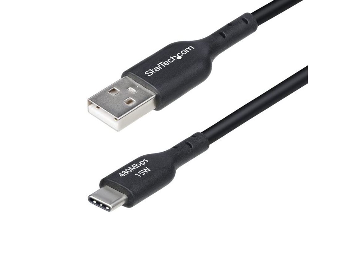 Cabo De Carregamento Usb A Para Usb C Startech 30 Cm Tpe Carregamento Rápido Usb 2.0 Brilvibera
