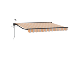 Conjunto 1 Sombra Externa Vidaxl Azul Alumínio (3,5 X 2,5 M)