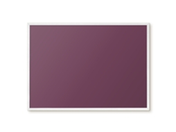 Quadro de vidro magnético violeta para hall de entrada Espelharte (70x50 cm)