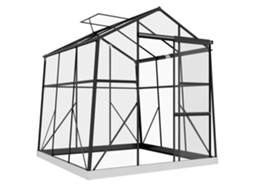 Estufa de jardinagem BTFORUS, resistente ao clima, 192x192x203cm, preto