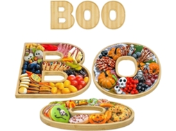 Bandeja De Servir De Halloween, Bandeja De Servir Boo!, Tábua De Queijos, Decoração De Halloween P Gokoco