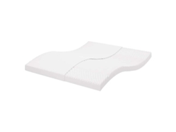 Vidaxl Colchão De Espuma 200x220 Cm 7 Zonas Dureza 20 Ild Branco