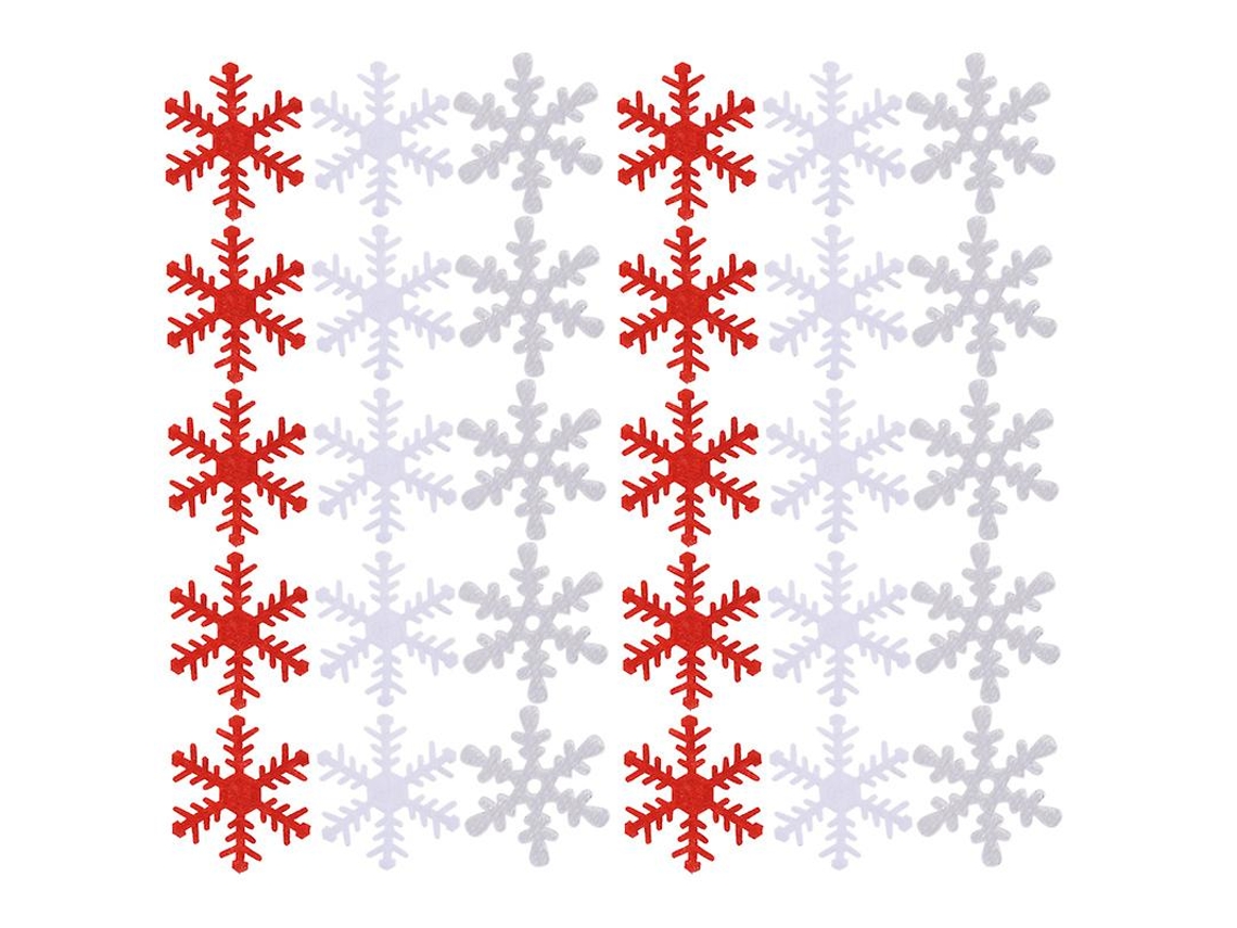 600 Unidades de Confete de Floco de Neve de Natal ALLINLESS