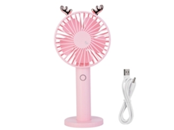 Ventilador Portátil Plegable Recargable Mini Usb Con Espejo