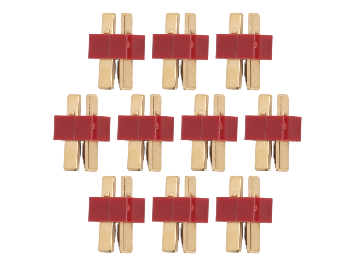 10pcs Plugue T Macho para Bateria Rc com S/MARCA