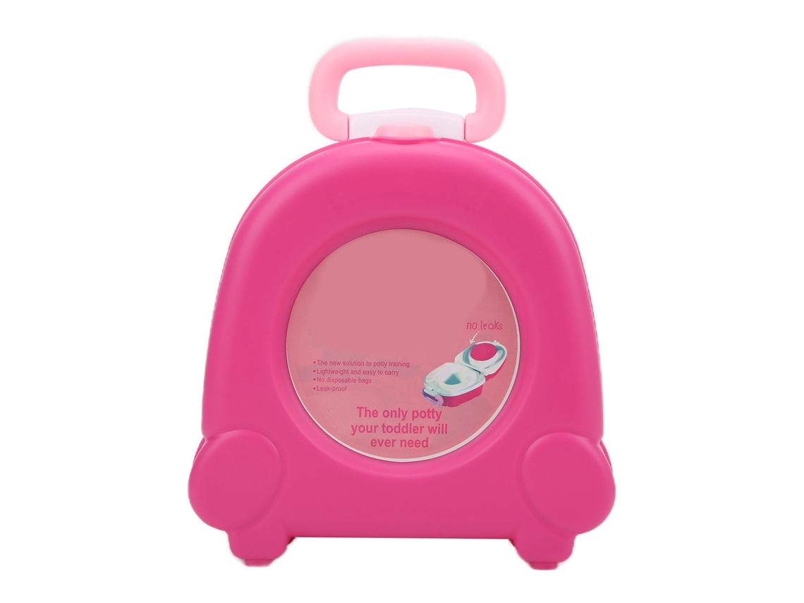 Mali toalete Portátil para Treinamento Infantil Carry Potty Travel Vermelho rosa 15m 3anos+