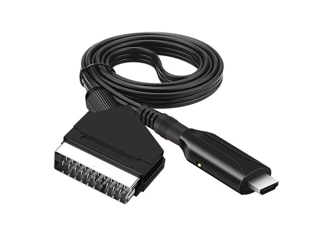 Cabo Scart para HDMI AQUAFORGE, 1080p/720p, Tudo em um