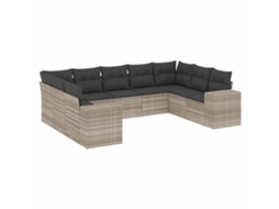 Garden Sofa Set, Garden Sofa Sets Vidaxl Cinzeto Rattan / Vime (n/a)