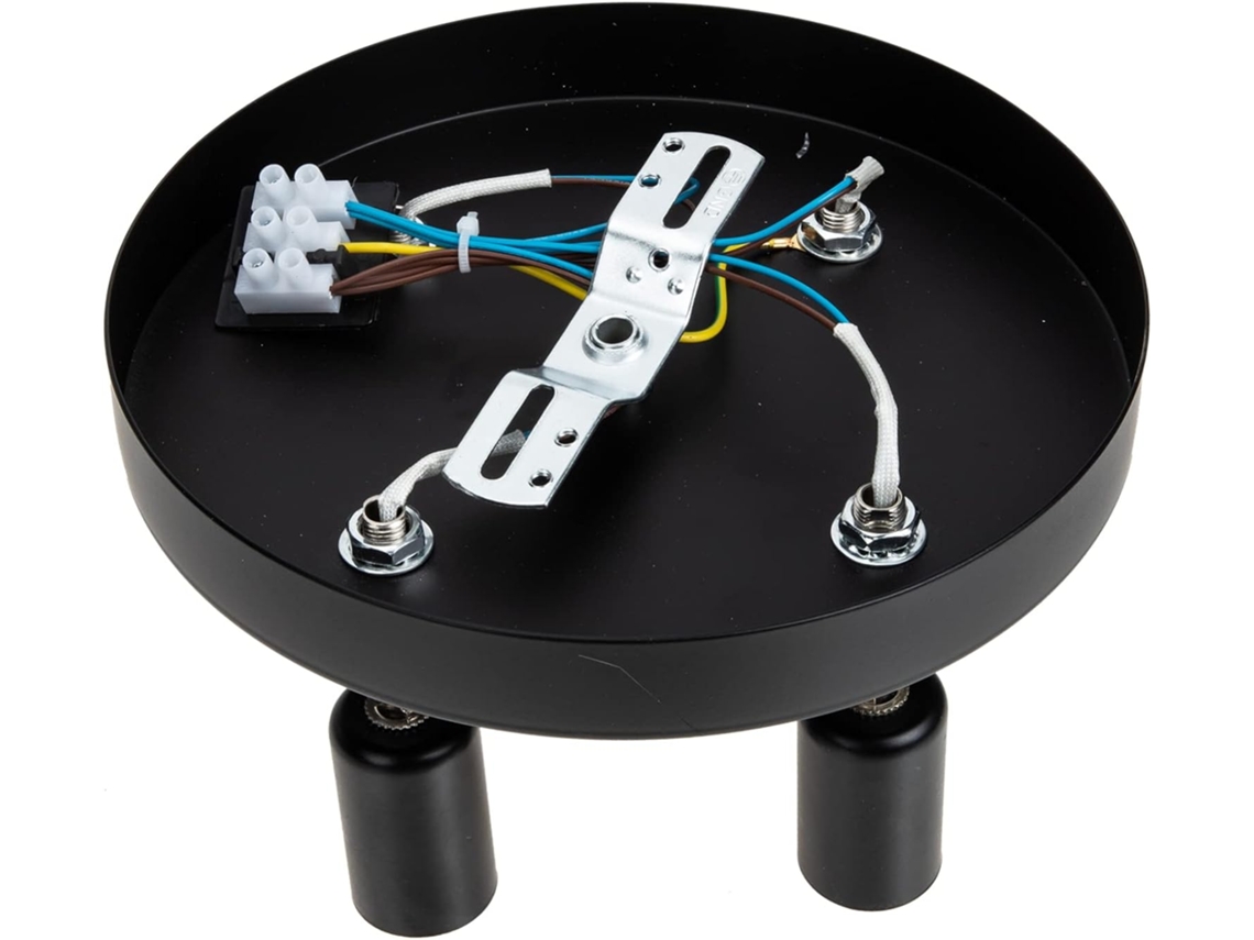 Luminária de Teto Led com Quatro Lâmpadas, Modelo Simples, Sem Fonte de Luz, para Uso Interno. SFUSHOS