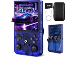 Console de Jogos Portátil R36max VONKELIOS com Tela 4 Polegadas, 128 Gb, 22.000 Jogos