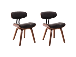 Dining Chair, Dining Chairs Vidaxl Cinzeto Tecido (n/a)