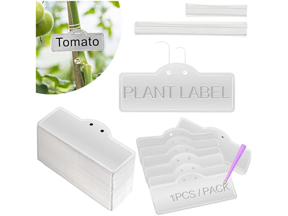 Kit de 50 peças + 100 tiras de alumínio para plantas AQUAFORGE