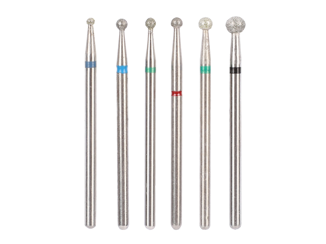 Kit De 6 Brocas De Dremel Para Unhas Em Aço Inox Acessórios Manicure Ferramenta Jg3