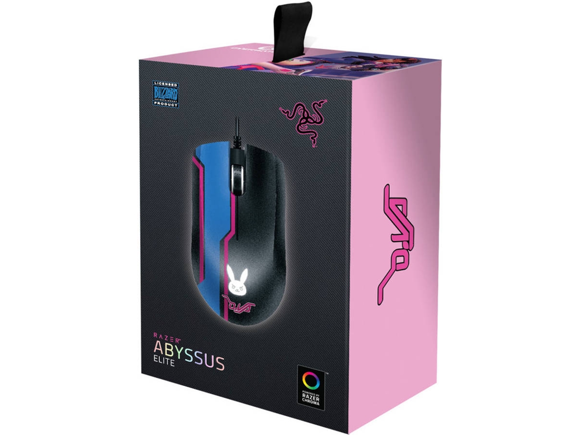 Rato Gaming RAZER Abyssus Elite D.VA Ed (7200 dpi - Preto) | Worten.pt