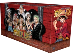 Livro One Piece Box Set 4 Dressrosa to Reverie de Eiichiro Oda (Inglês)