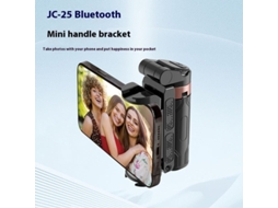 Jc-25 Mini Bast?o De Selfie Portátil Universal Com Suporte De Ch?o Para Telemóvel, Rota??o De 360° E Comando Removível Bluetooth