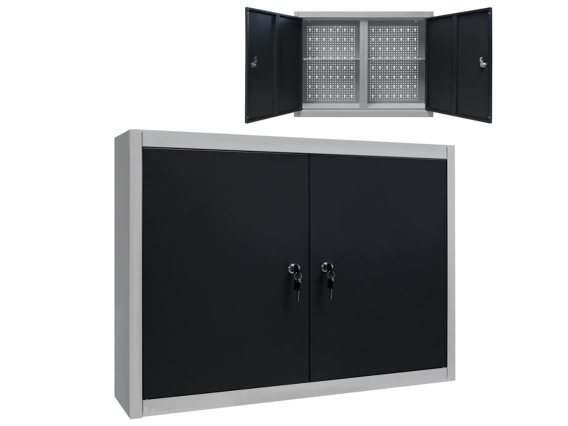 Tool Cabinet, Tool Cabinets Vidaxl Cinzeto Metal (n/a)