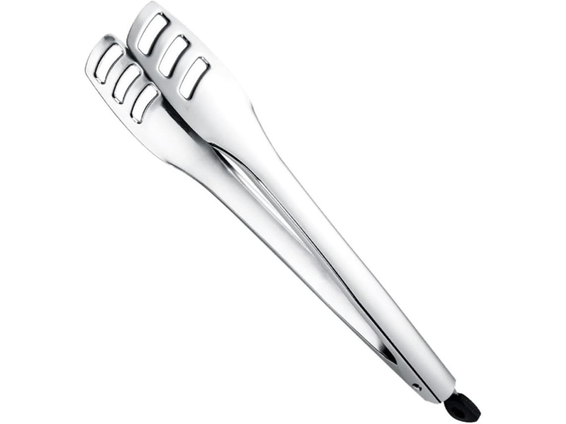 Pinça Para Alimentos Villcase, Resistente Ao Calor E À Ferrugem, Em Aço Inoxidável Prateado, Ideal Para Churrasco