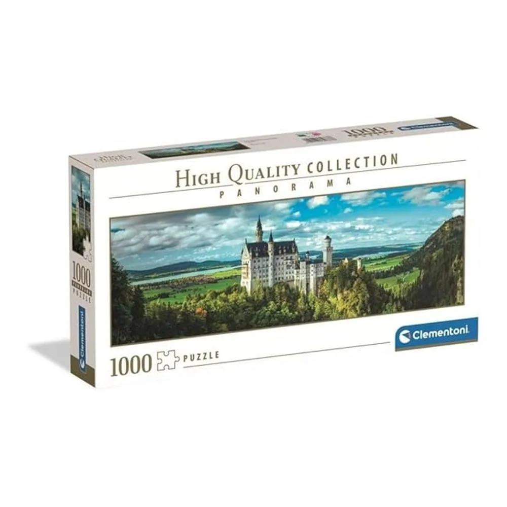 Quebra-cabeça Clementoni Adulto 1000 Peças Coleção Panorama O Castelo de Neuschwanstein 39883.6 Clementonip25