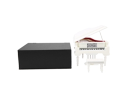 Piano Modelo Música Miniatura Madeira para Decoração