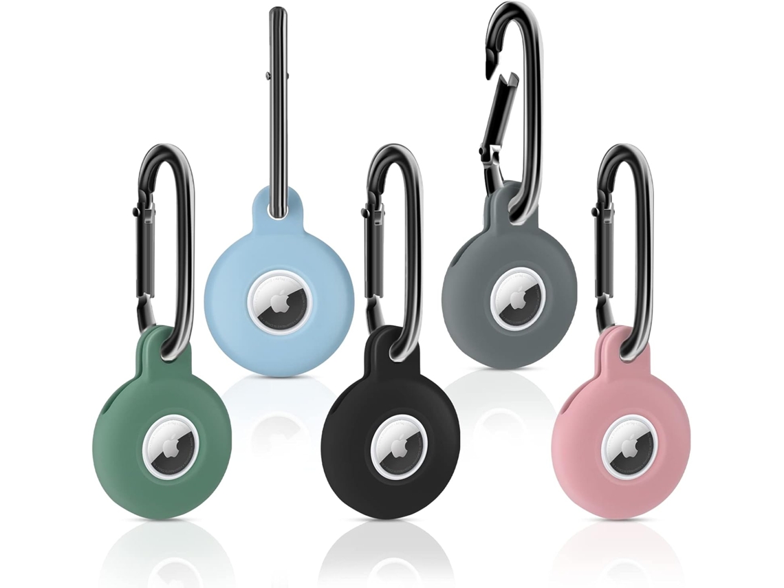 Capa de Silicone com Chaveiro para Localizador Bluetooth, Resistente a Arranhões AQUAFORGE