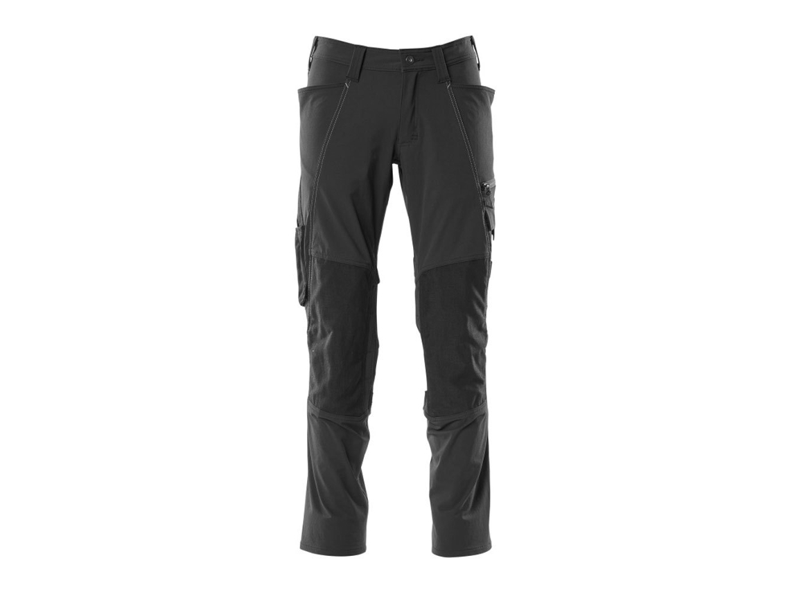 Calças Grandes Com Bolsos Para Joelheiras Accelerate 18479 Preto 49 / 35 MASCOT